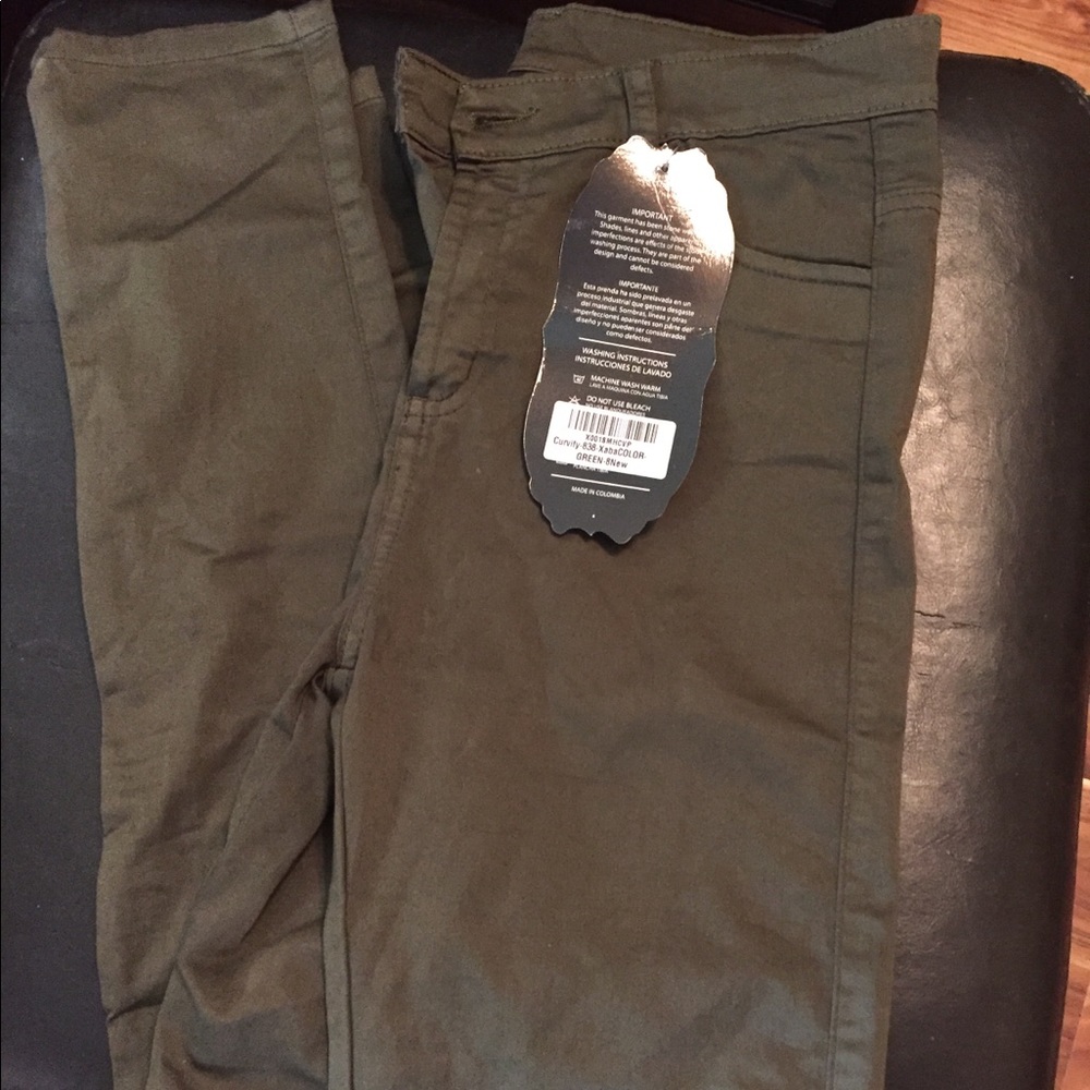 Olive Green stretch jeans 💥BRAND NEW💥